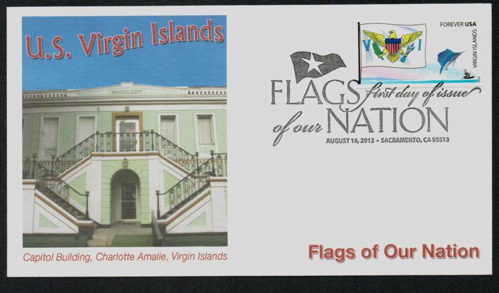 4326 - 2012 First-Class Forever Stamp - Flags of Our Nation: Virgin Islands Fleetwood First Day Cover