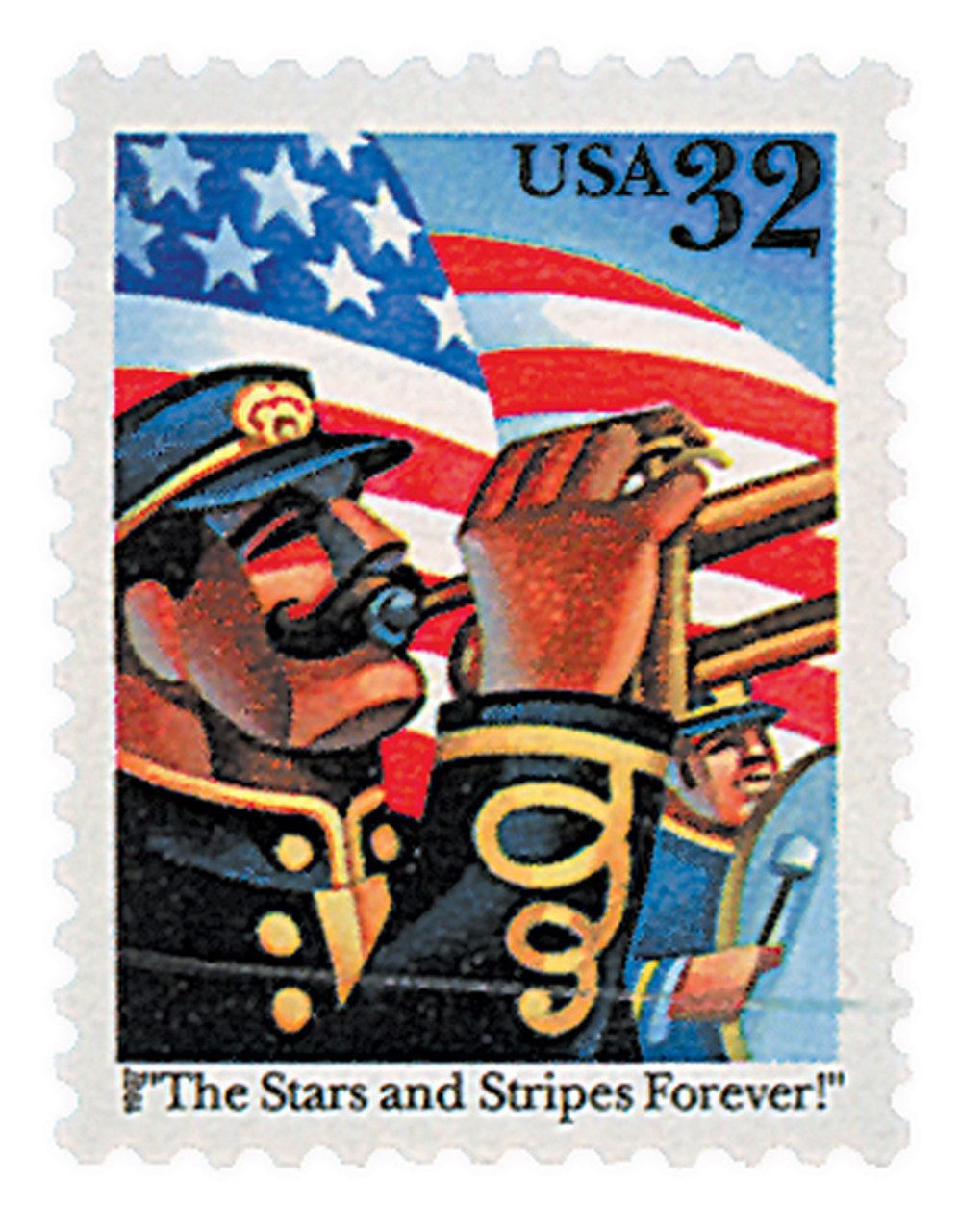 3153 - 1997 32c The Stars and Stripes Forever!